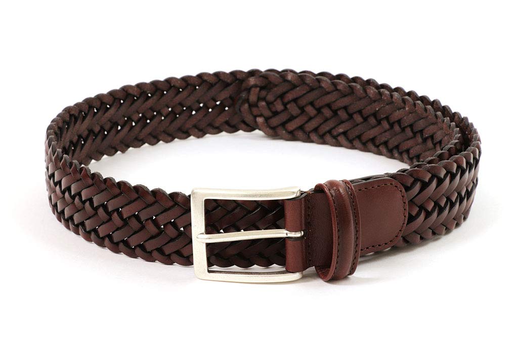 Anderson's　アンダーソンズ　ブラウンメッシュベルト35mm Amazon.co.jp: [アンダーソンズ] レザーメッシュベルト 35mm